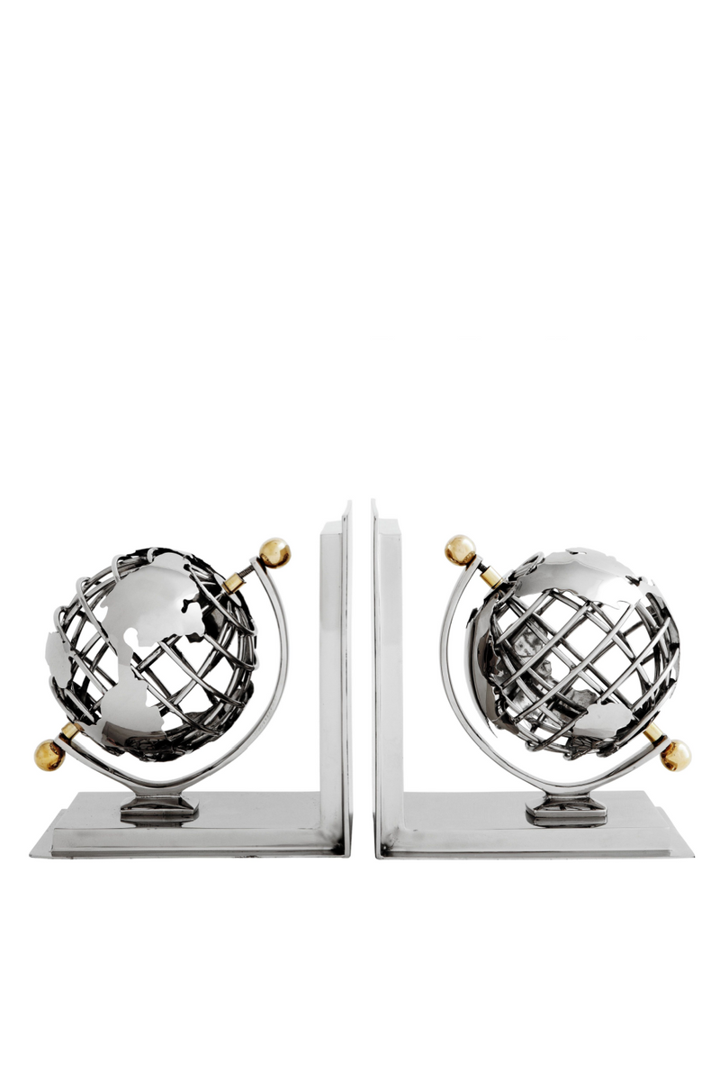 Metal Bookend Set (2) | Eichholtz Globe | Eichholtzmiami.com