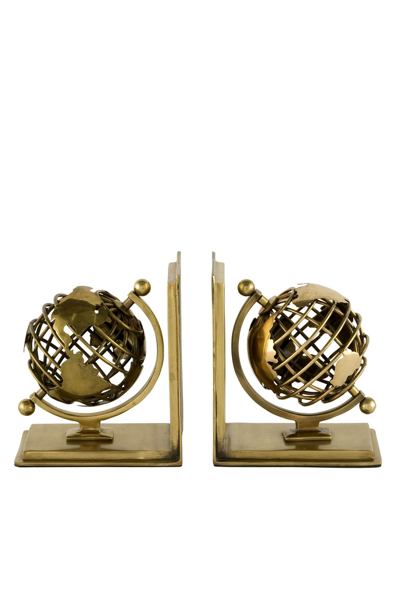Metal Bookend Set (2) | Eichholtz Globe | Eichholtzmiami.com
