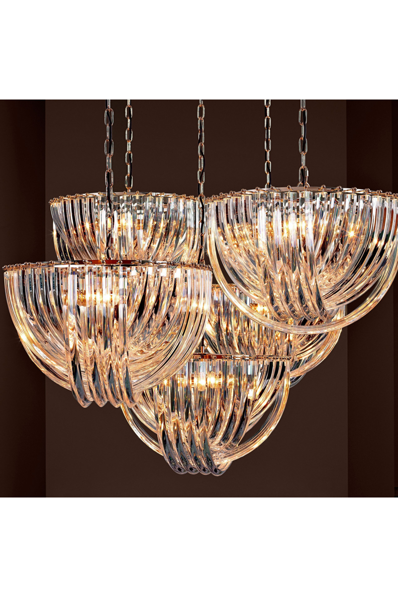 Lucite Loop Chandelier L | Eichholtz Murano | Eichholtzmiami.com