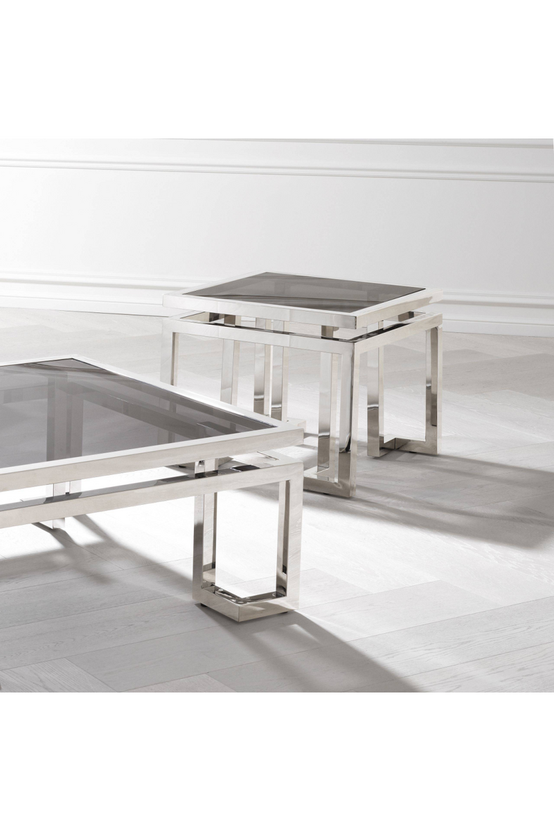 Square Silver Side Table | Eichholtz Palmer | Eichholtzmiami.com