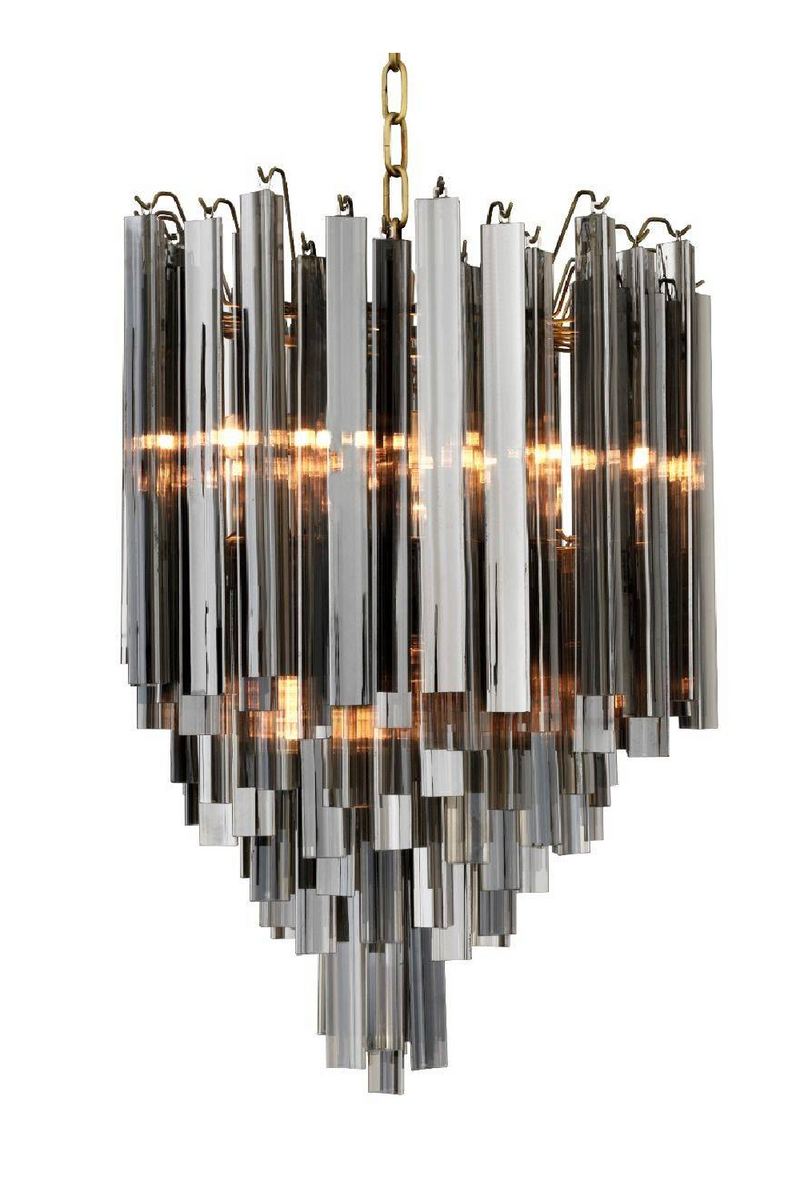 Tapered Glass Rods Chandelier | Eichholtz Salerno | Eichholtzmiami.com