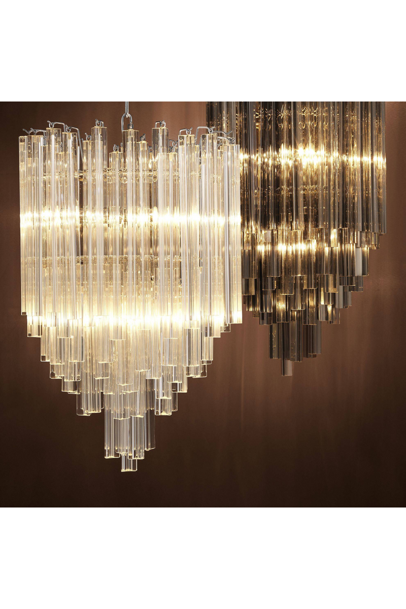 Tapered Glass Rods Chandelier | Eichholtz Salerno | Eichholtzmiami.com