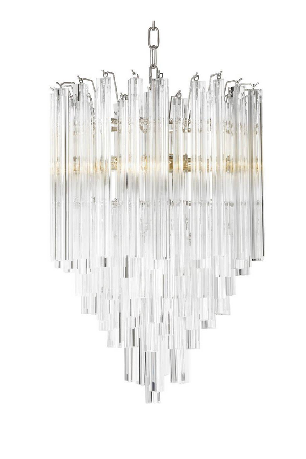 Tapered Glass Rods Chandelier | Eichholtz Salerno | Eichholtzmiami.com