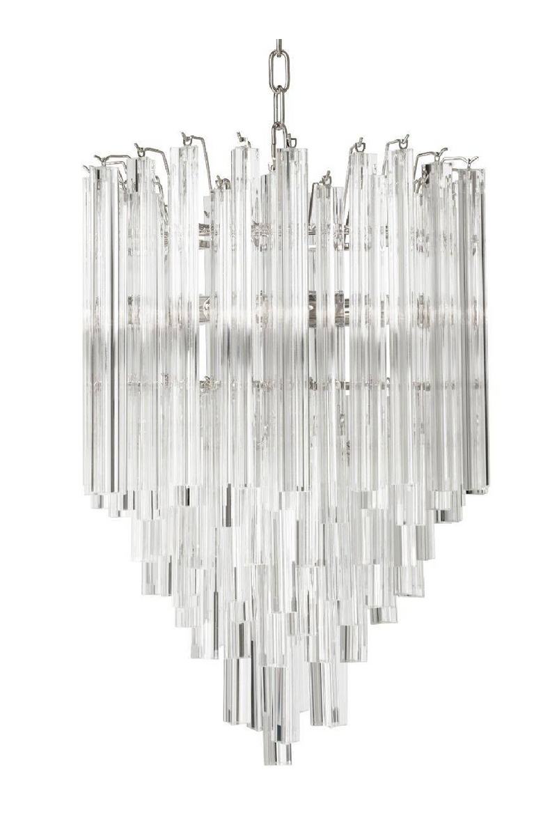 Tapered Glass Rods Chandelier | Eichholtz Salerno | Eichholtzmiami.com