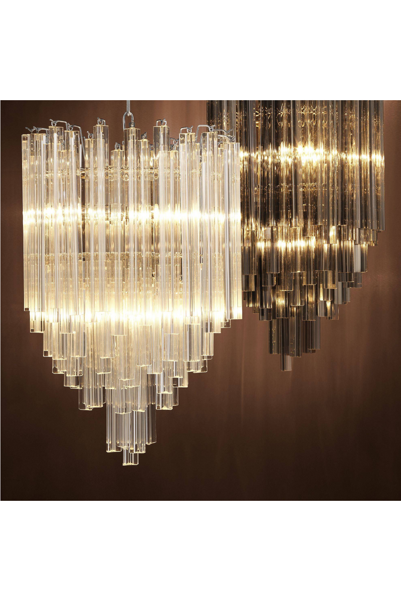 Tapered Glass Rods Chandelier | Eichholtz Salerno | Eichholtzmiami.com