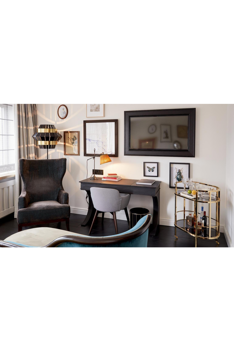 Smoked Glass 2-Layer Trolley | Eichholtz Townhouse | Eichholtzmiami.com
