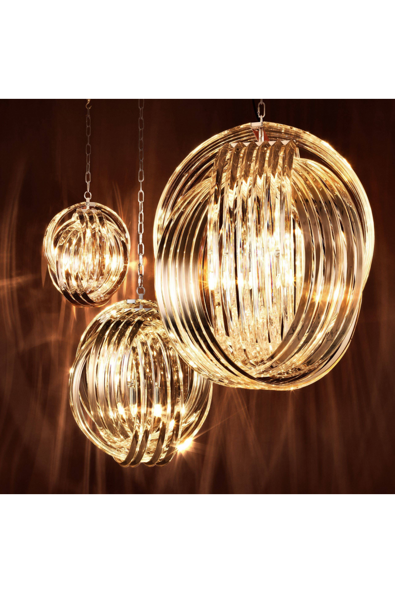 Lucite Loop Chandelier | Eichholtz Marco Polo | Eichholtzmiami.com