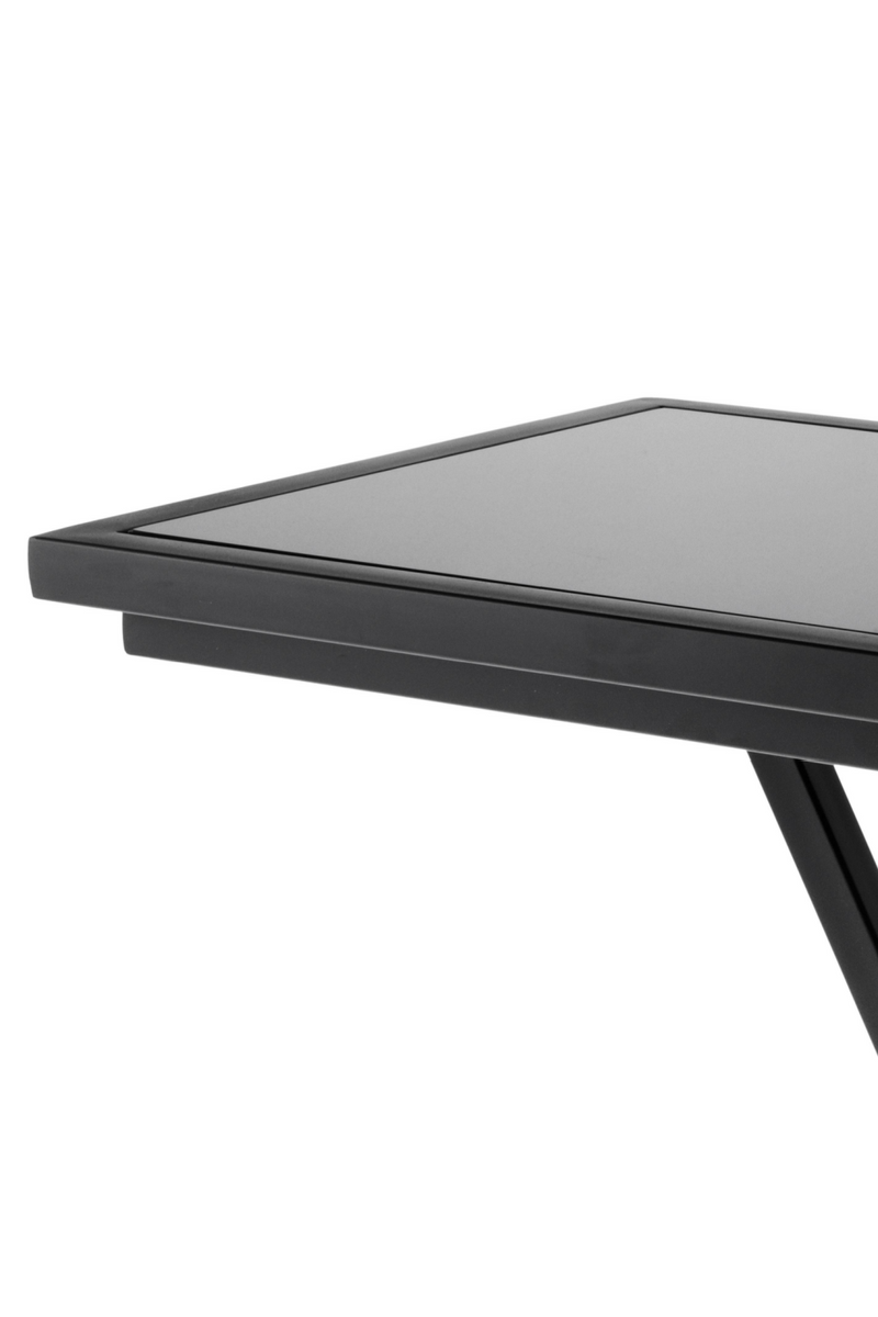 Gunmetal Glass Side Table | Eichholtz Cross | Eichholtzmiami.com