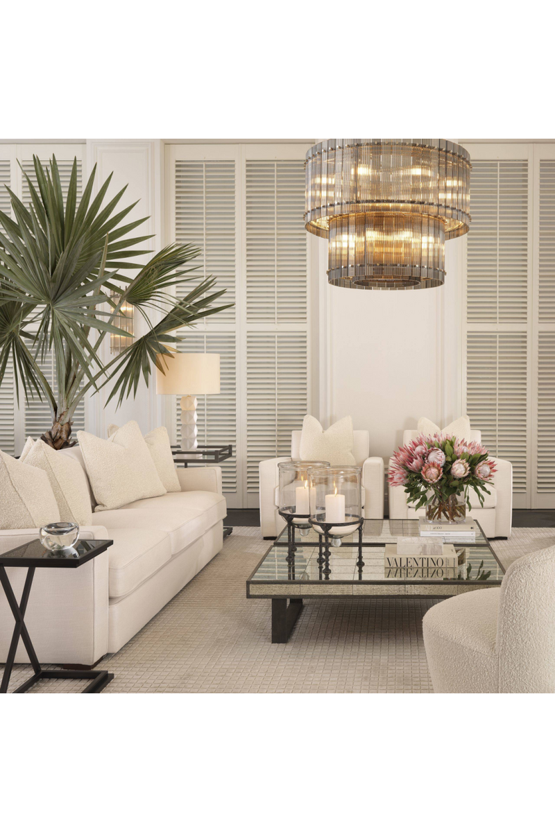 Gunmetal Glass Side Table | Eichholtz Cross | Eichholtzmiami.com