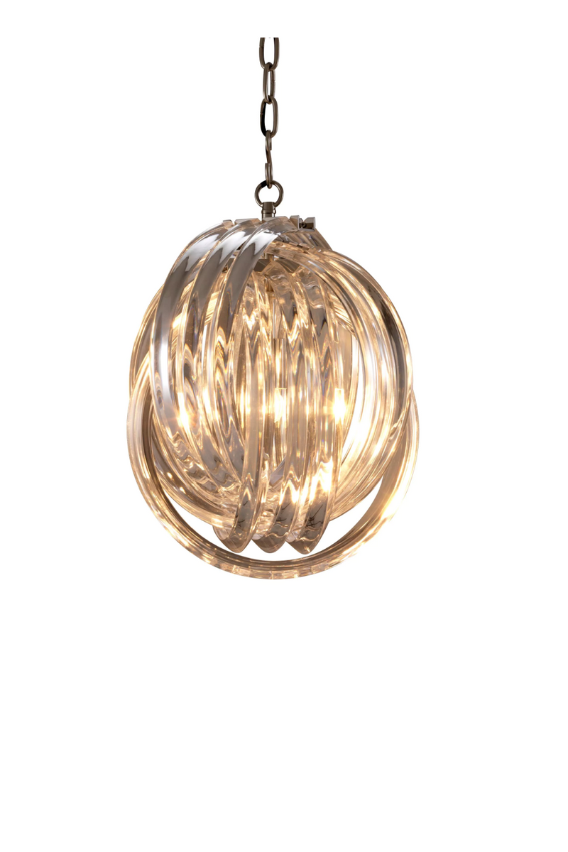 Lucite Loop Chandelier | Eichholtz Marco Polo | Eichholtzmiami.com