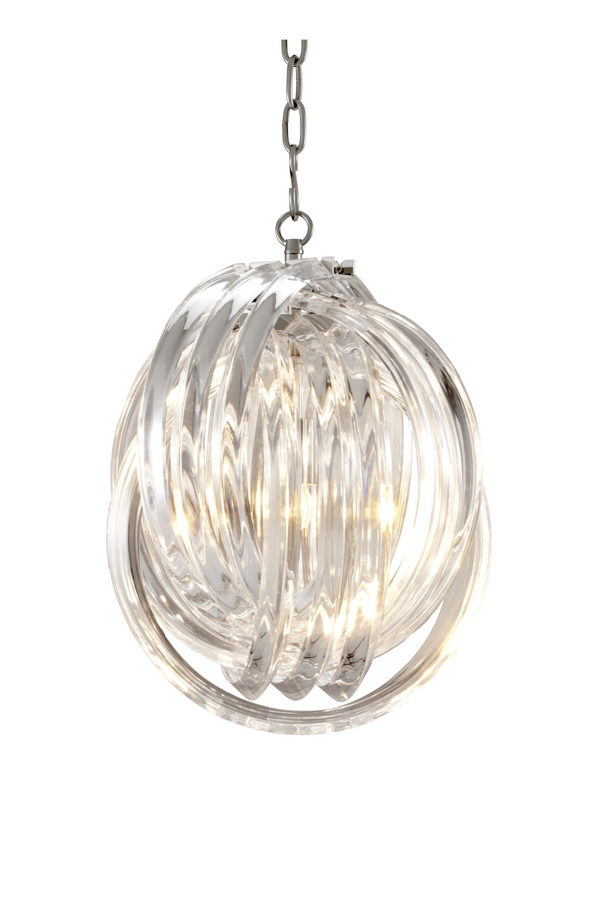 Lucite Loop Chandelier | Eichholtz Marco Polo | Eichholtzmiami.com