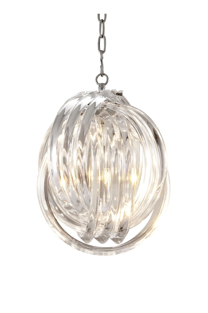 Lucite Loop Chandelier | Eichholtz Marco Polo | Eichholtzmiami.com