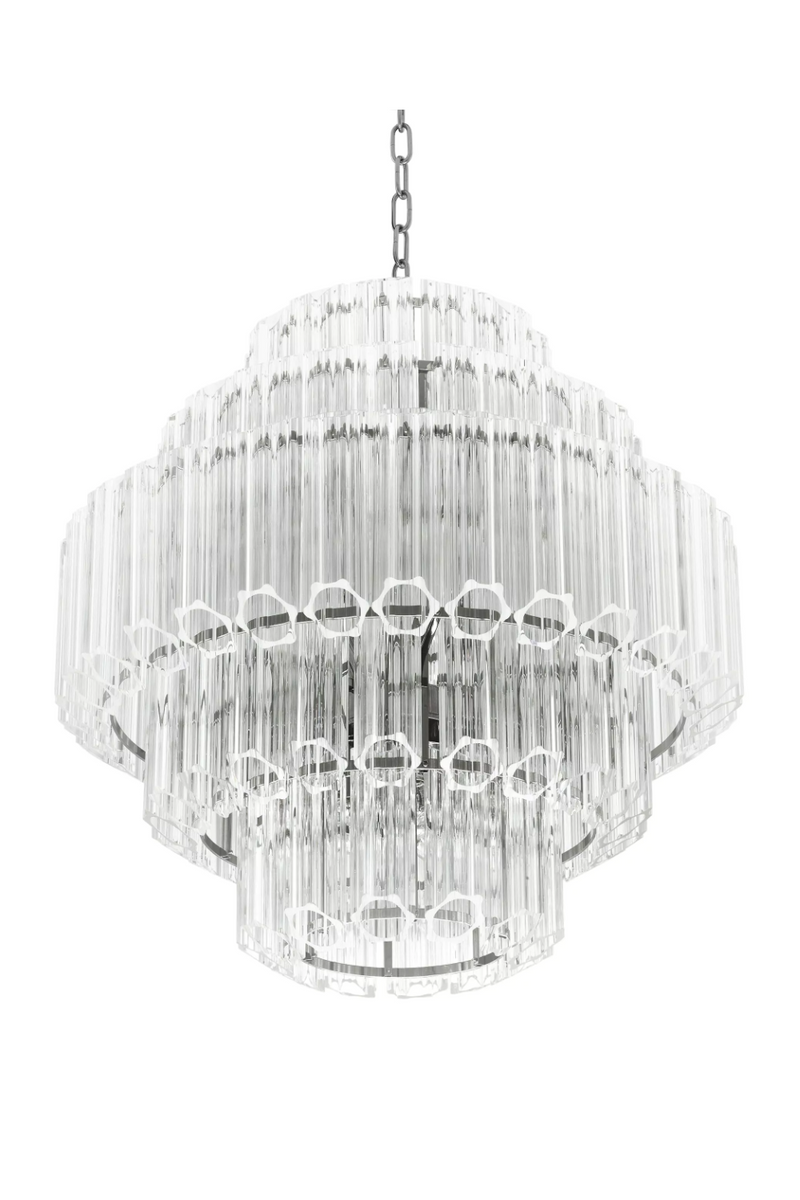 Cascading Bevelled Glass Chandelier | Eichholtz Vittoria | Eichholtzmiami.com
