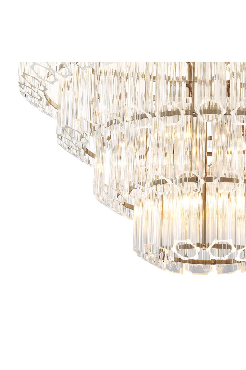 Cascading Bevelled Glass Chandelier | Eichholtz Vittoria | Eichholtzmiami.com