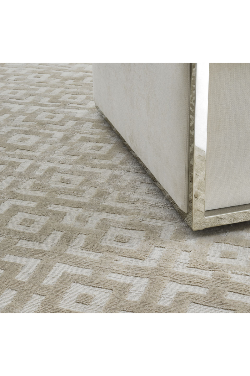 Cream Woven Viscose Carpet | Eichholtz Reeves | Eichholtzmiami.com
