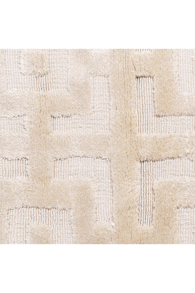 Cream Woven Viscose Carpet | Eichholtz Reeves | Eichholtzmiami.com