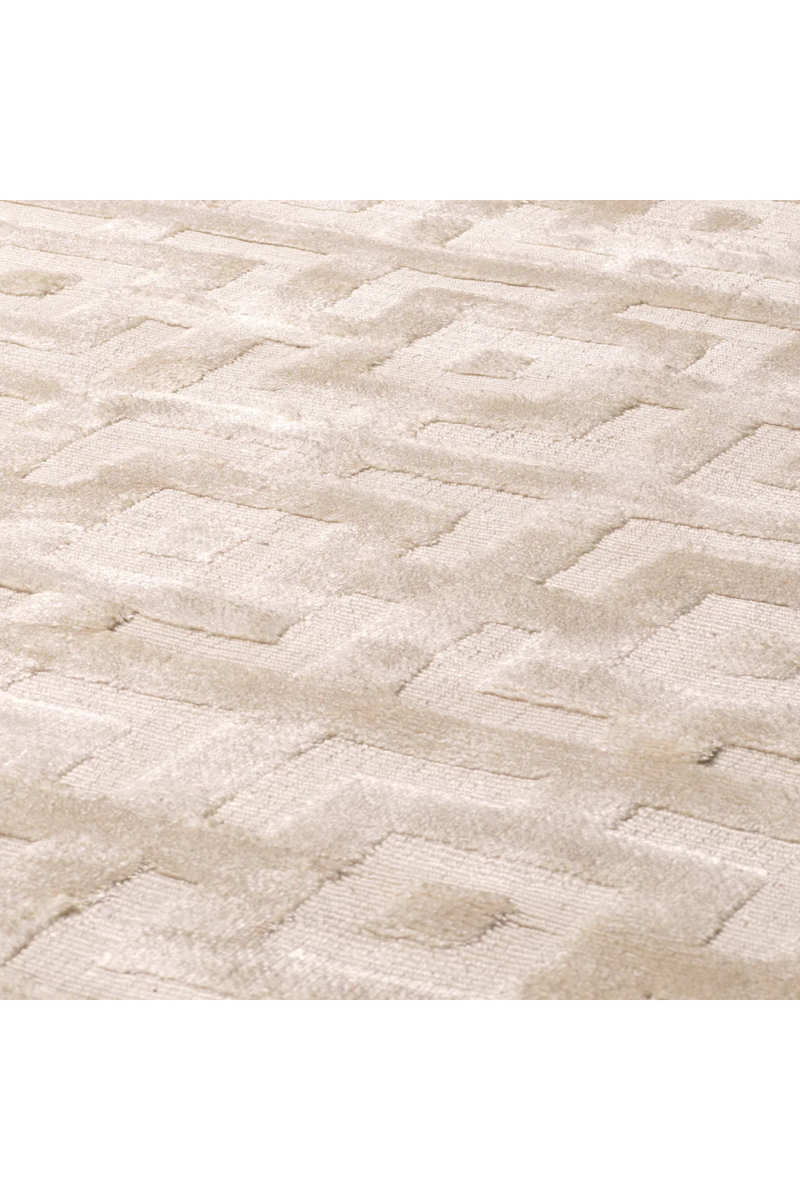 Cream Woven Viscose Carpet | Eichholtz Reeves | Eichholtzmiami.com