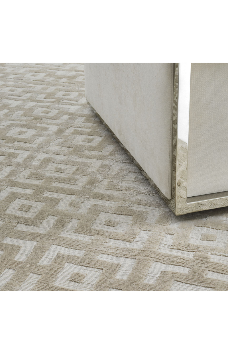 Cream Woven Viscose Carpet | Eichholtz Reeves | Eichholtzmiami.com