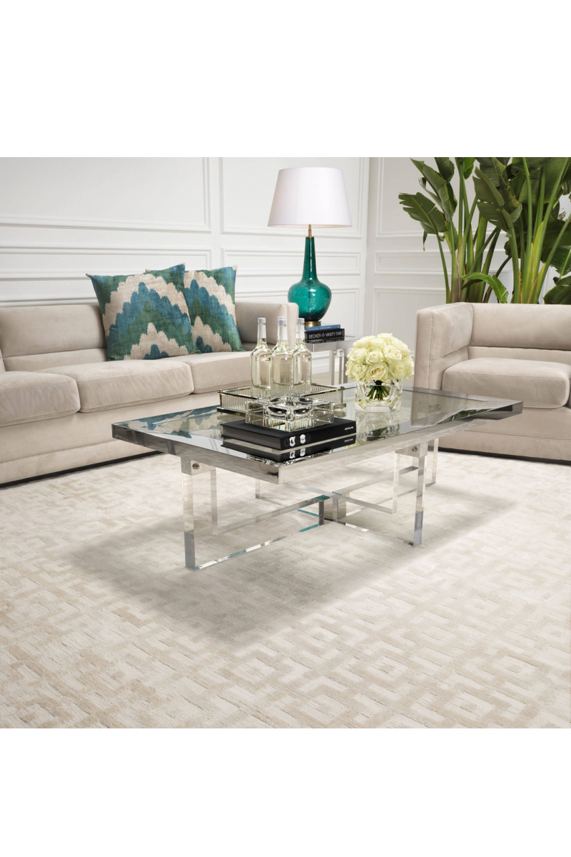 Cream Woven Viscose Carpet | Eichholtz Reeves | Eichholtzmiami.com
