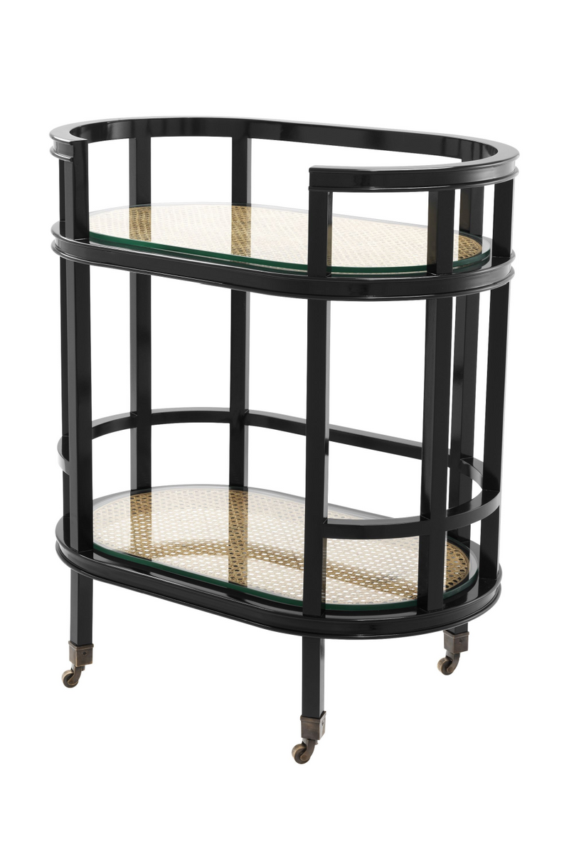 Natural Cane Oblong Trolley | Eichholtz Bahamas | Eichholtzmiami.com