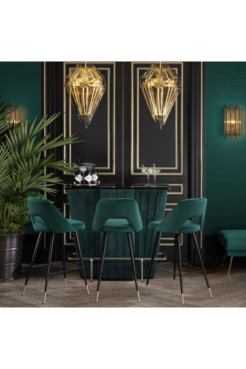 Velvet Bar Stool | Eichholtz Avorio | Eichholtzmiami.com