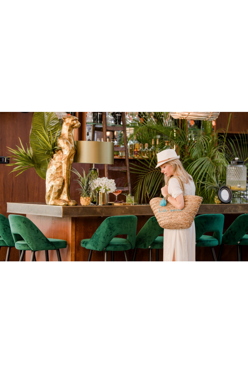 Velvet Bar Stool | Eichholtz Avorio | Eichholtzmiami.com