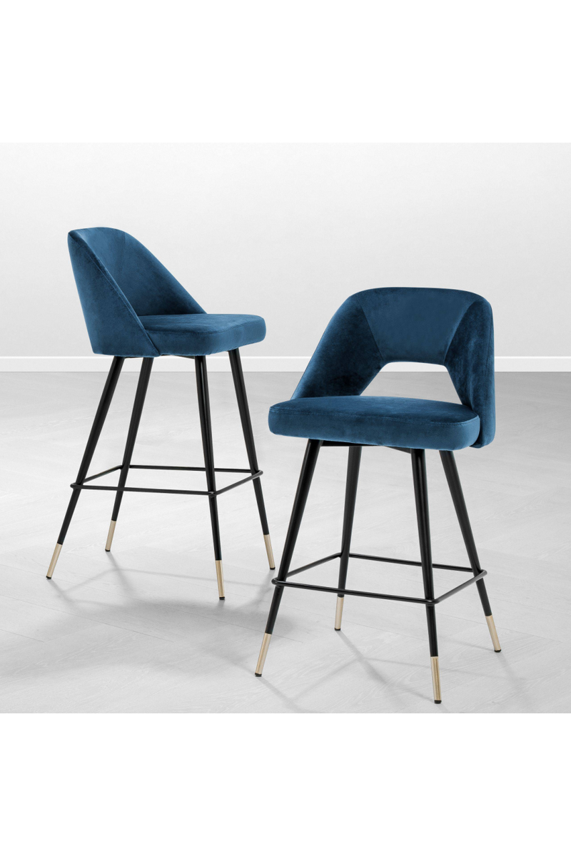 Velvet Bar Stool | Eichholtz Avorio | Eichholtzmiami.com
