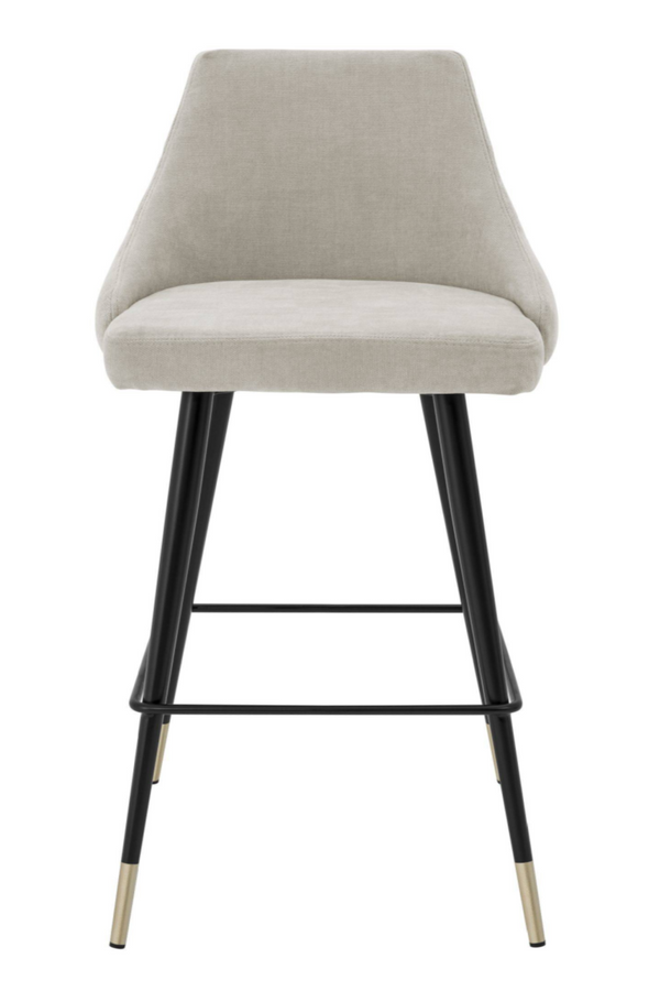 Buttoned Back Bar Stool | Eichholtz Cedro| Eichholtzmiami.coma