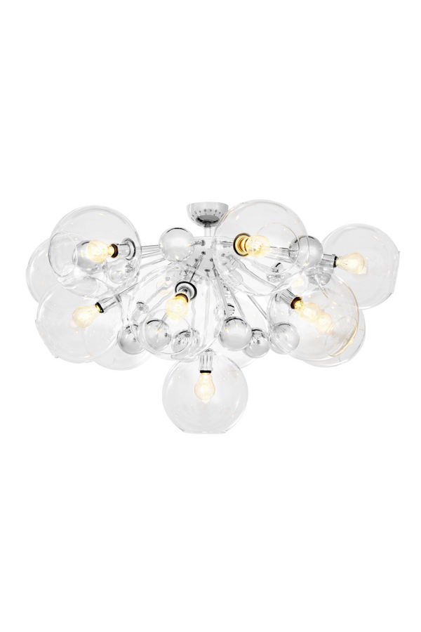 Silver 13-Bulb Flush Mount | Eichholtz Soleil | Eichholtzmiami.com