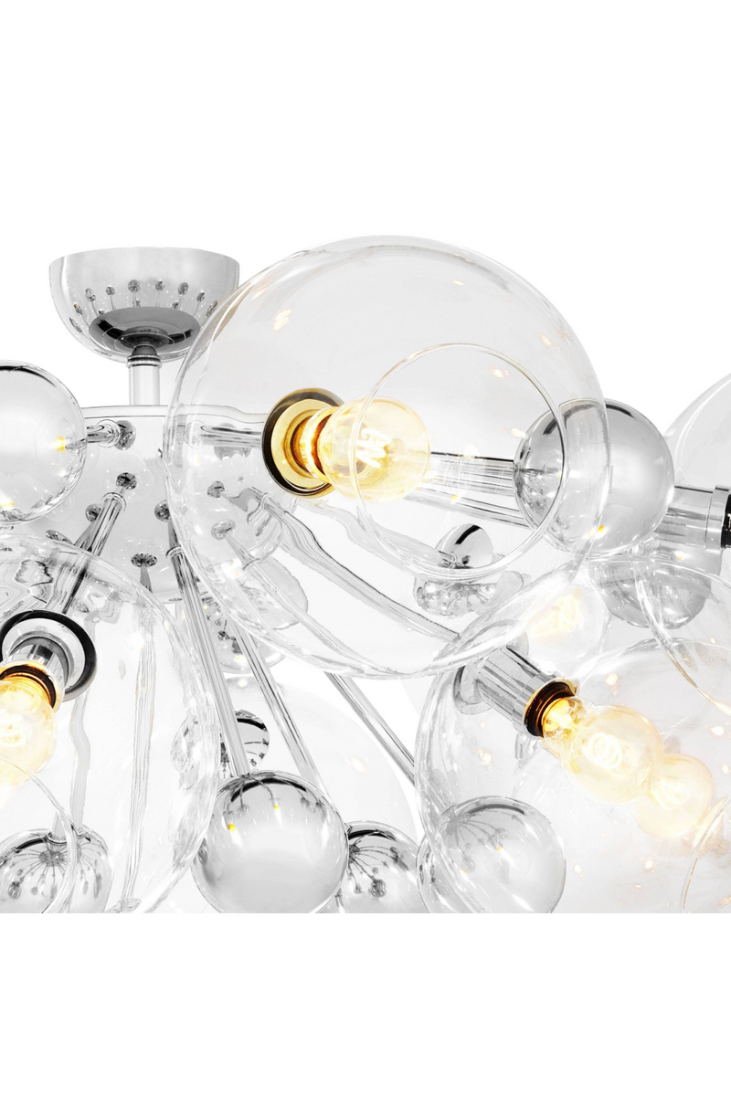 Silver 13-Bulb Flush Mount | Eichholtz Soleil | Eichholtzmiami.com