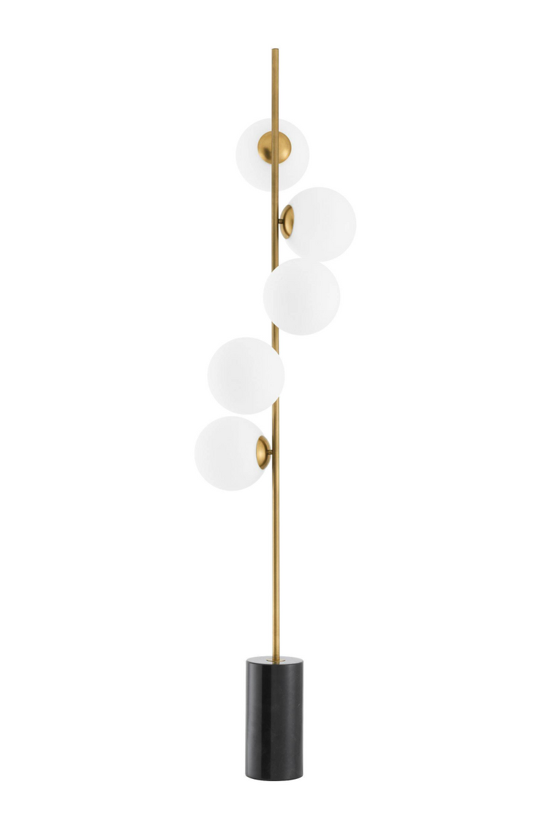 Globe Black Marble Base Floor Lamp | Eichholtz Tempo | Eichholtzmiami.com