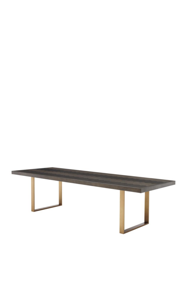 Brass Oak Dining Table 120" | Eichholtz Melchior | Eichholtzmiami.com
