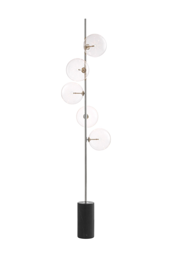 Globe Black Marble Base Floor Lamp | Eichholtz Tempo | Eichholtzmiami.com