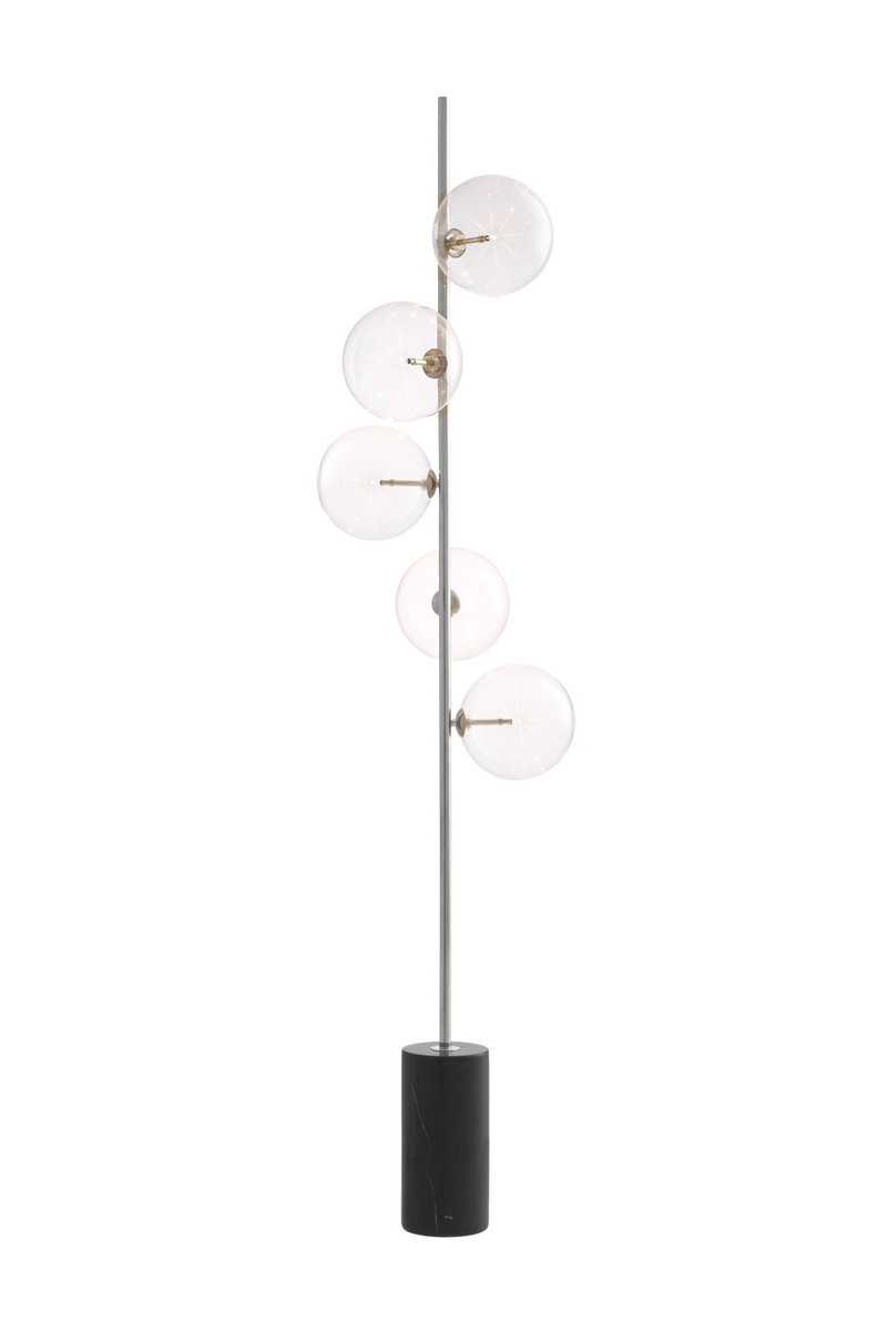 Globe Black Marble Base Floor Lamp | Eichholtz Tempo | Eichholtzmiami.com