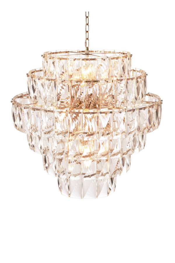 Glass Layered Chandelier L | Eichholtz Amazone | Eichholtzmiami.com