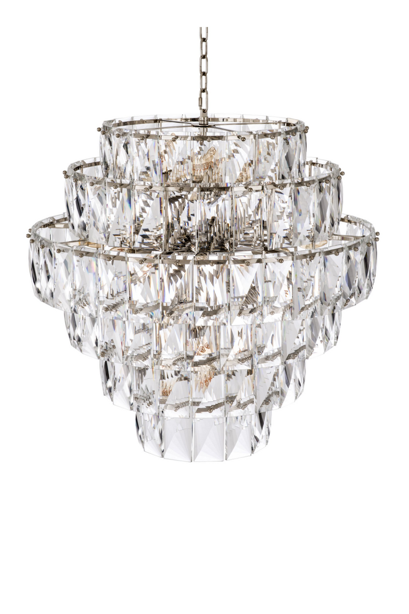 Glass Layered Chandelier L | Eichholtz Amazone | Eichholtzmiami.com