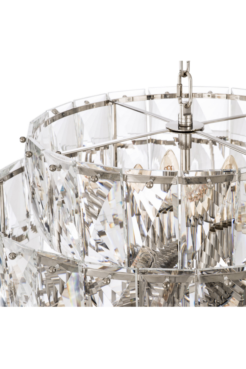 Glass Layered Chandelier L | Eichholtz Amazone | Eichholtzmiami.com