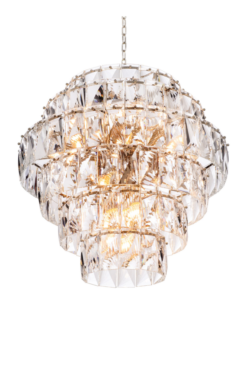 Glass Layered Chandelier L | Eichholtz Amazone | Eichholtzmiami.com