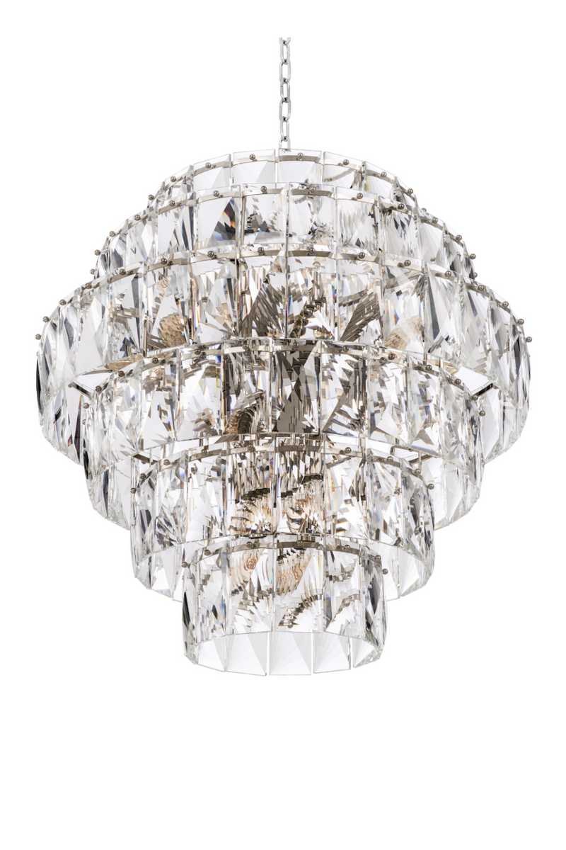 Glass Layered Chandelier L | Eichholtz Amazone | Eichholtzmiami.com