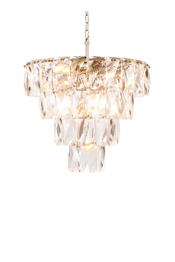 Glass Layered Chandelier S | Eichholtz Amazone | Eichholtzmiami.com