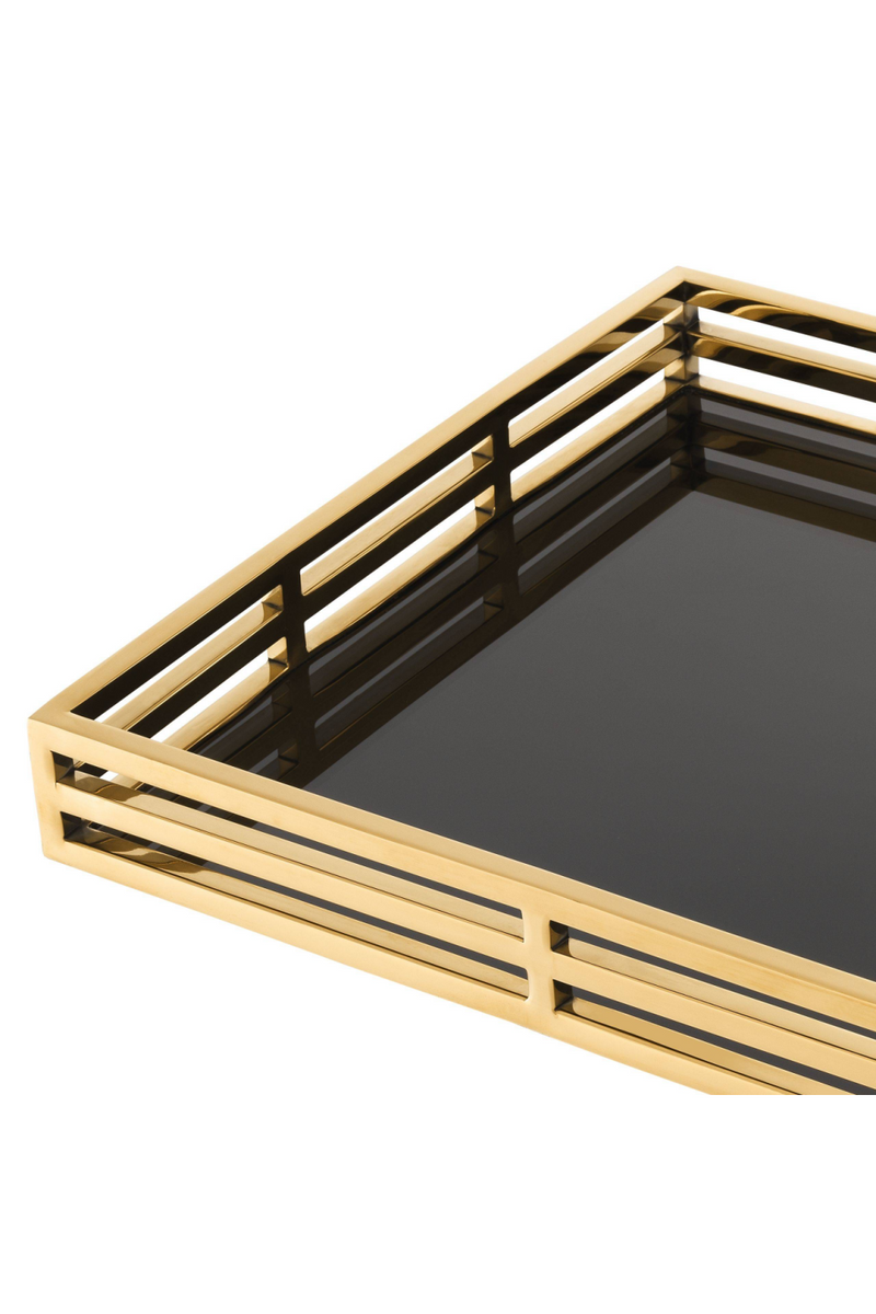 Black Glass Display Tray | Eichholtz Giacomo | Eichholtzmiami.com