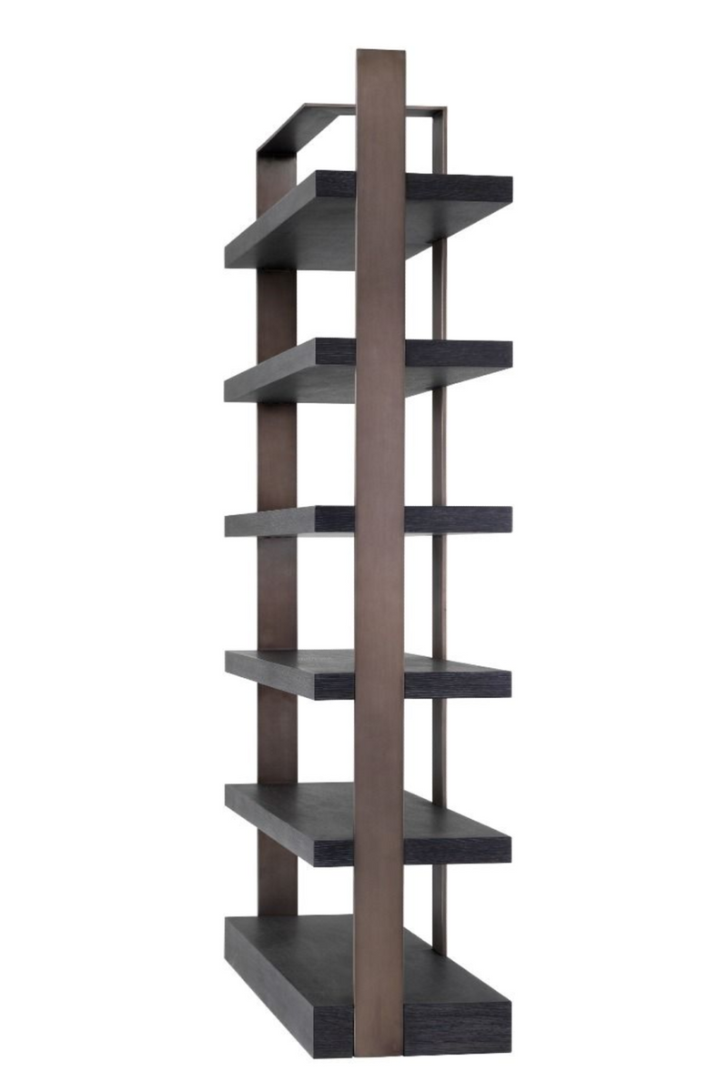 Metal Framed 6-Shelf Bookcase | Eichholtz Geo | Eichholtzmiami.com