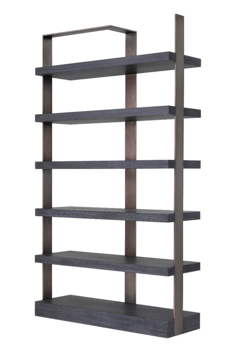 Metal Framed 6-Shelf Bookcase | Eichholtz Geo | Eichholtzmiami.com
