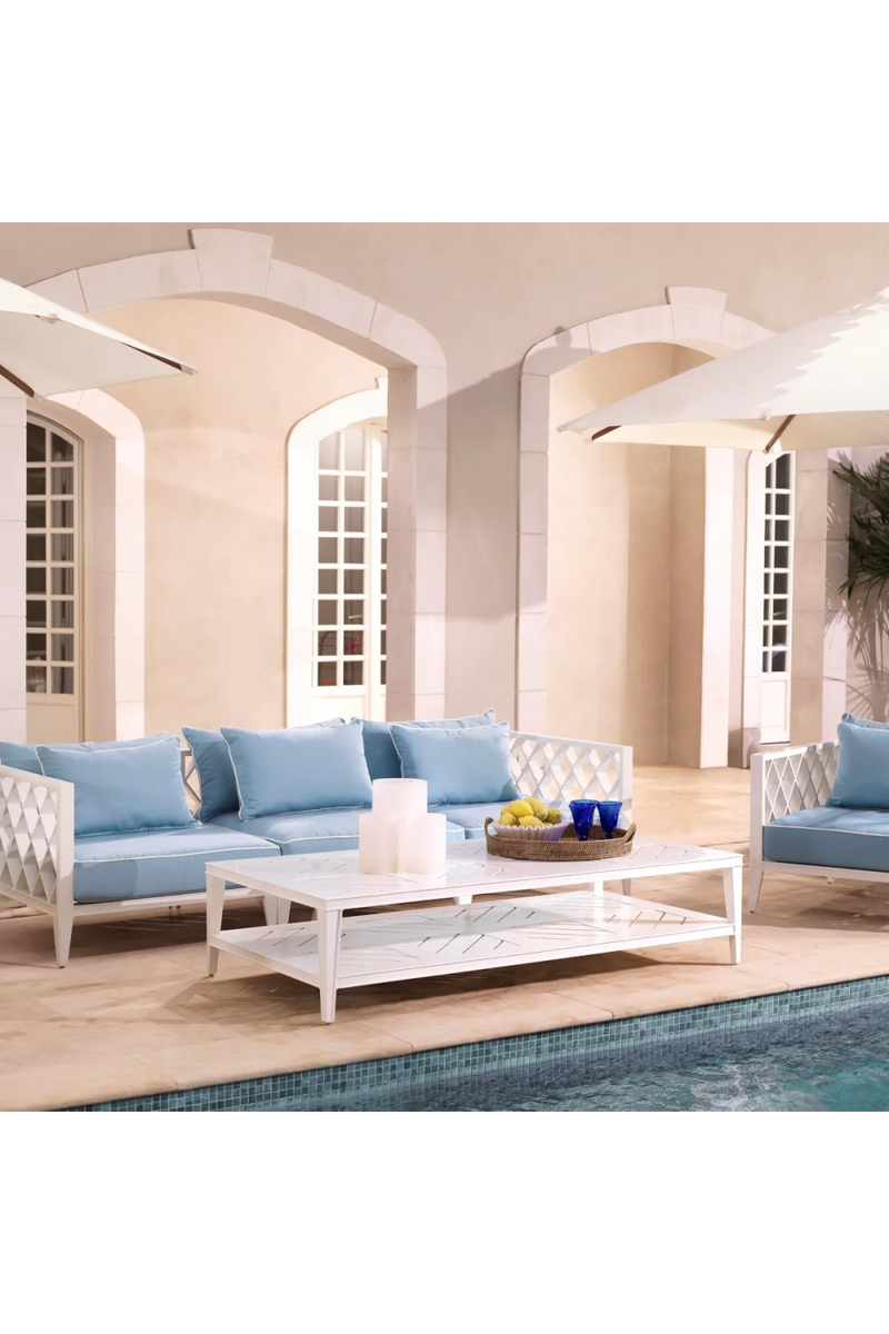 White Outdoor Coffee Table | Eichholtz Bell Rive | Eichholtzmiami.com