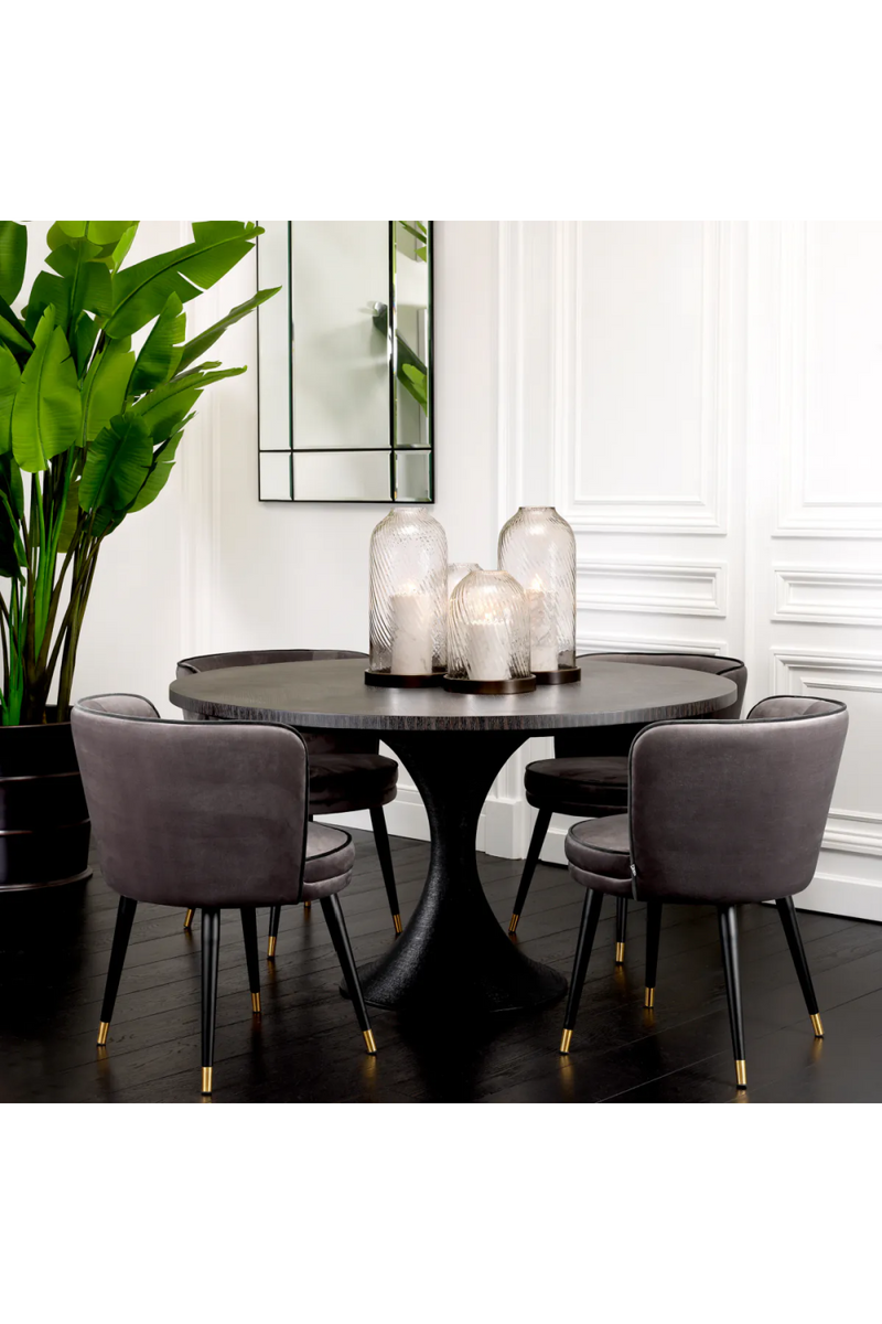 Round Oak Dining Table | Eichholtz Melchior | Oroatrade.com
