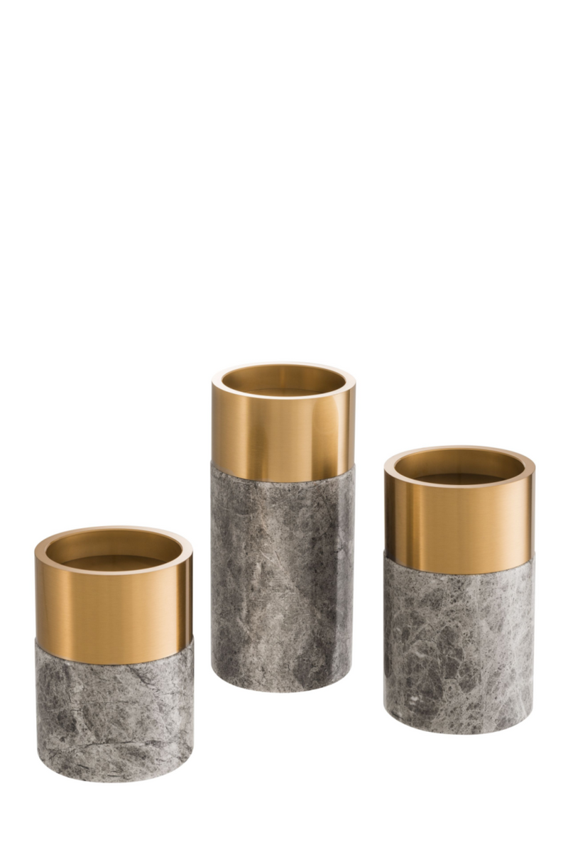 Marble Candle Holder Set (3) | Eichholtz Sierra | Eichholtzmiami.com