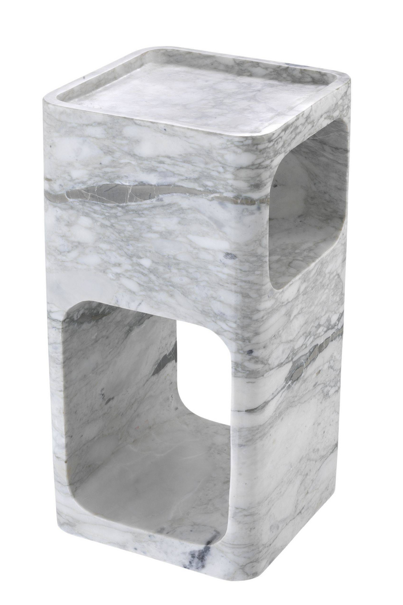 Carved Stone Side Table | Eichholtz Adler | Eichholtzmiami.com