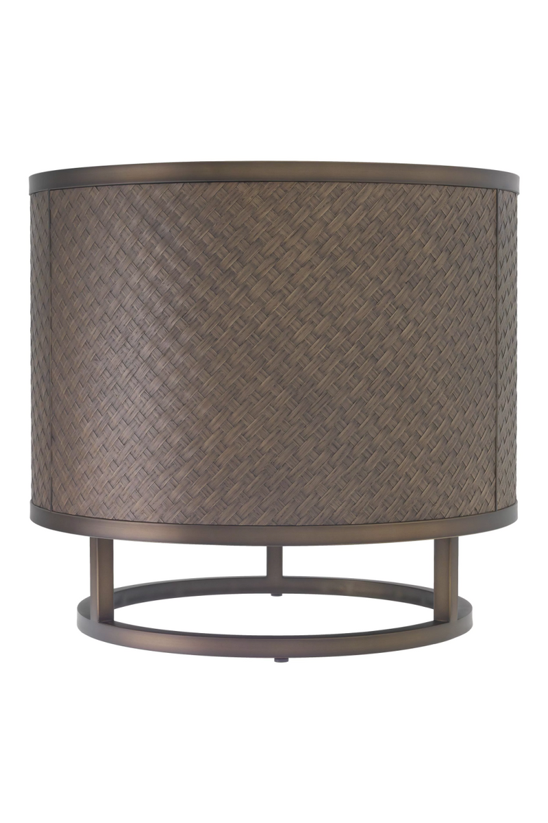 Woven Washed Oak Side Table | Eichholtz Napa Valley | Eichholtzmiami.com