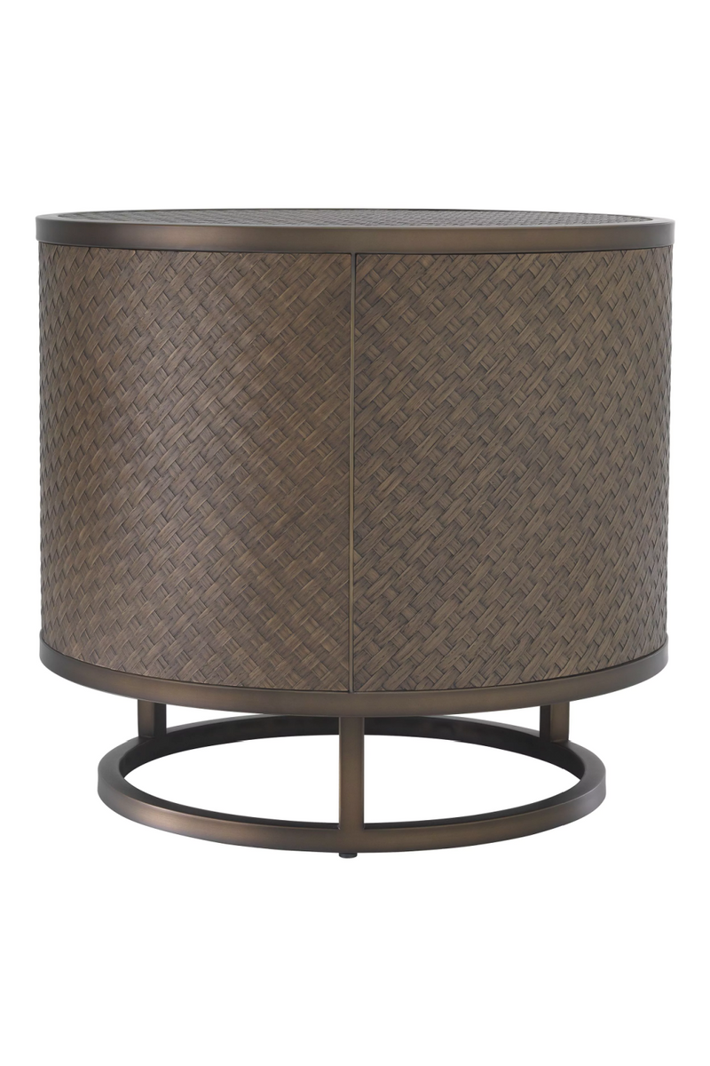 Woven Oak Side Table | Eichholtz Napa Valley