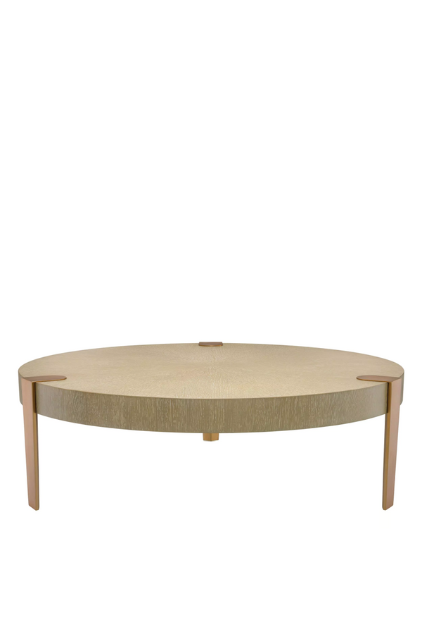 Round Oak Veneer Coffee Table | Eichholtz Oxnard | Eichholtzmiami.com